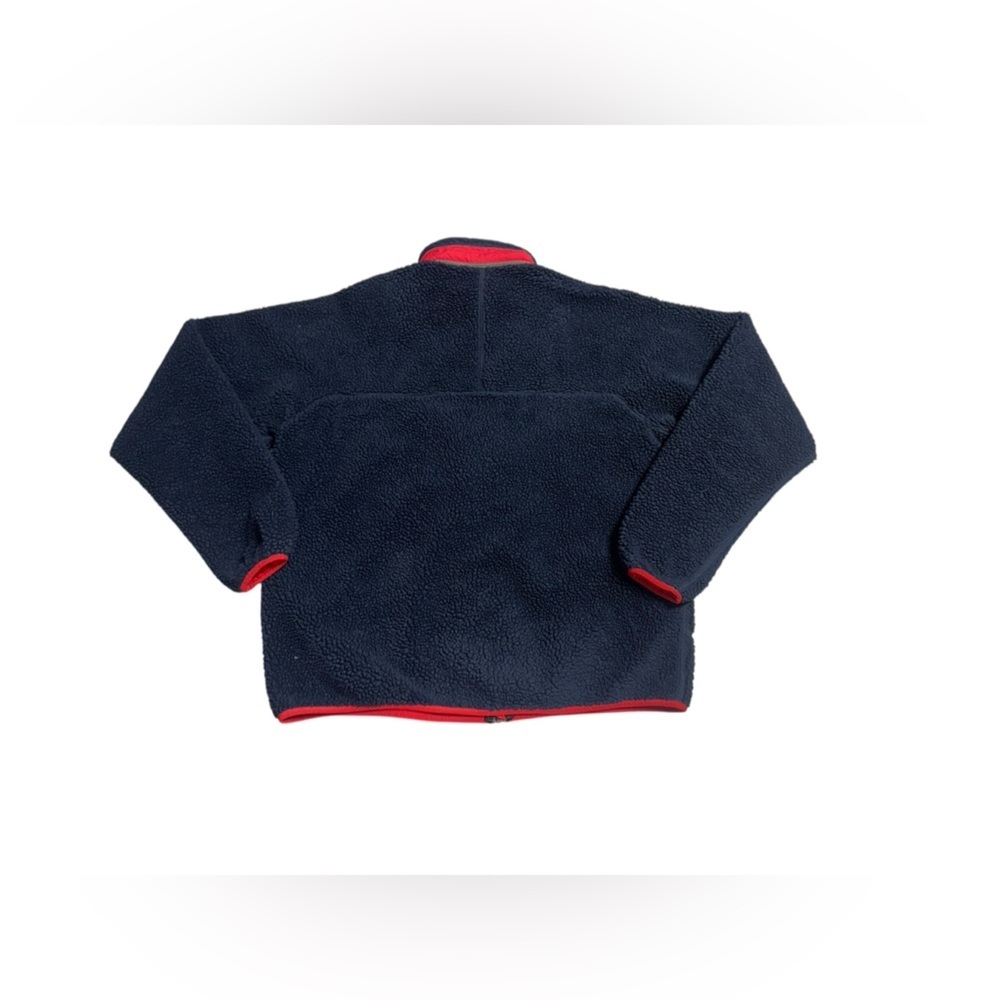 RARE PATAGONIA Men's Classic Retro-X® fleece navy & red zip up Jacket sz large - Picture 4 of 9